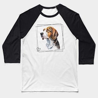 Love my Beagle Baseball T-Shirt